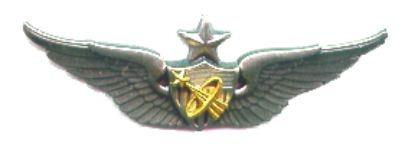 Astronaut Senior badge -early design wing