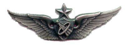 Army Astronaut Senior wing by Saunders Military Insignia