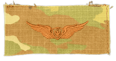 Aviation badge in scorpion sew on cloth - Saunders Military Insignia