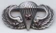 Basic Combat Parachutist wing with 3 Jumps wing in silver OX by Saunders Military Insignia