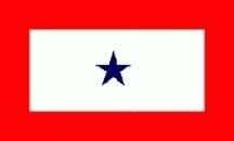 BLUE STAR FLAG POLYESTER by Saunders Military Insignia