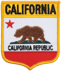 California Flag Patch