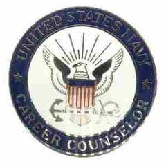 Career Counselor Navy Breast Badge by Saunders Military Insignia