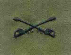 Cavalry subued, Army Branch of Service insignia by Saunders Military Insignia