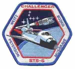 CHALLENGER 4 83 cloth patch by Saunders Military Insignia