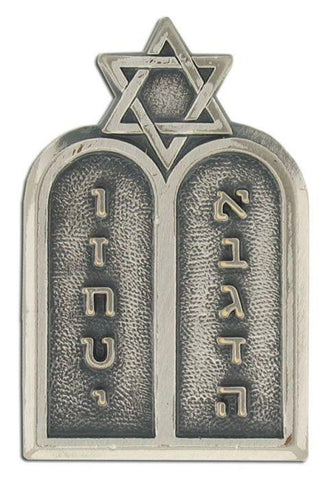 Chaplain Jewish Officer Army branch of service badge by Saunders Military Insignia