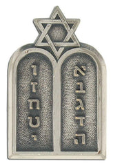 Chaplain Jewish Officer Army branch of service badge by Saunders Military Insignia