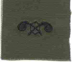 Chemical subued Army Branch of Service insignia by Saunders Military Insignia