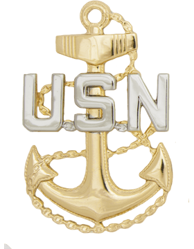 Chief Petty Officer Navy Cap Device - Saunders Military Insignia
