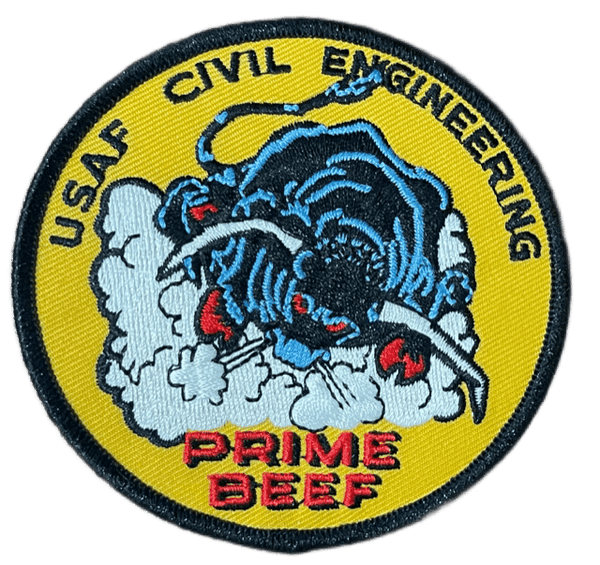 Civil Engineer Prime Beef Full Color Patch Four Inch