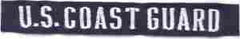 Coast Guard Branch Tape Patch, sew on, Blue by Saunders Military Insignia