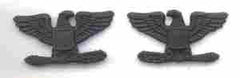 Colonel Rank Insignia in black metal by Saunders Military Insignia