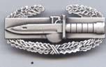 Combat Action Badge Silver Oxide - Saunders Military Insignia