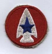 Combat Development Comand Patch Patch, Authentic WWII Repro Cut Edge
