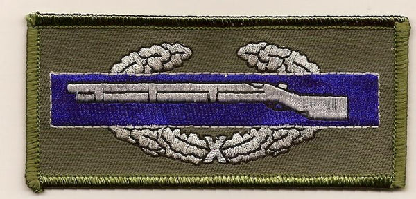 Combat Infantry 1st Award Color on Subdued Cloth Badge