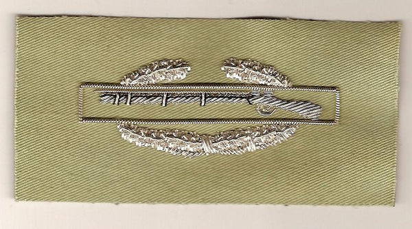 Combat Infantry First Award Patch Handmade Bullion Embroidered Military Insignia Custom Crafted