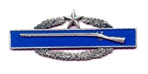 Combat Infantry 2nd Award badge with 1 Silver star by Saunders Military Insignia