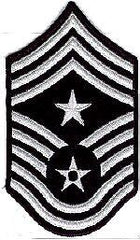 Command Chief Master Sergeant USAF Chevron, large by Saunders Military Insignia