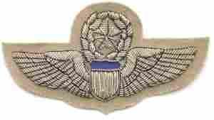 Command Pilot Wing (AAF) Patch in Bullion by Saunders Military Insignia