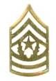 Command Sergeant Major Chevron, Collar size by Saunders Military Insignia