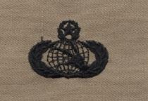 Authentic Desert Communications Master USAF Badge Sew On