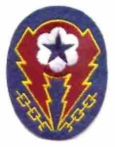 Communications Zone Personnel- European Theater Of Operations Patch, Patch on felt by Saunders Military Insignia
