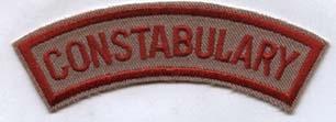 Constabulary Tab - Saunders Military Insignia