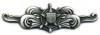 Cutterman EM Officer Badge in silver finish by Saunders Military Insignia