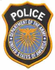 Department of Army Police Patch (5 Inch Size)