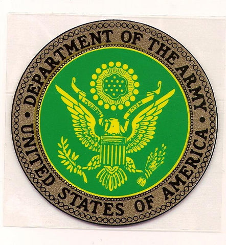 Department of the Army Decal Decal, adhesive vinyl by Saunders Military Insignia