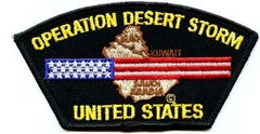 Desert Storm US cap Patch by Saunders Military Insignia