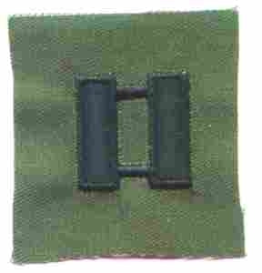 US ARMY Captain Rank insignia in Subdued by Saunders Military Insignia