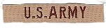 US Army Branch Tape in Desert by Saunders Military Insignia