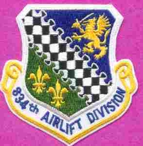 834th Airlift Squadron Patch by Saunders Military Insignia
