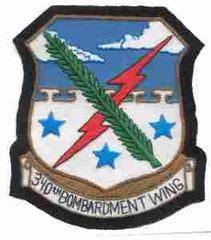 340th Bombardment Wing Patch by Saunders Military Insignia