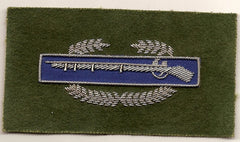 US Army Combat Infantry badge, First Award custom crafted in bullion sew on cloth. by Saunders Military Insignia