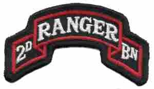 US Army 75th Ranger 2nd Battalion cloth patch by Saunders Military Insignia