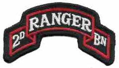 US Army 75th Ranger 2nd Battalion cloth patch by Saunders Military Insignia