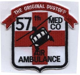 57th Medical Company Air Ambulance Custom Patch by Saunders Military Insignia