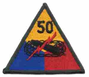 50th Armored Division Full Color Patch