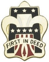 US Army 1st Army NCBU Unit Crest by Saunders Military Insignia