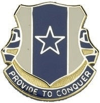 US Army 30th Quartermaster Battalion Unit Crest by Saunders Military Insignia