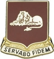 US Army 33rd Field Artillery Unit Crest by Saunders Military Insignia