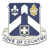 US Army 58th Infantry Regiment Unit Crest by Saunders Military Insignia