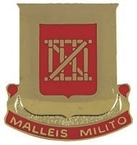 US Army 62nd Engineer Battalion Unit Crest by Saunders Military Insignia