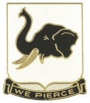 US Army 64th Armor Battalion Unit Crest by Saunders Military Insignia