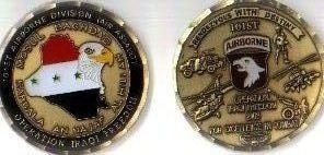 101st Airborne Operation Iraqi Freedom Coin