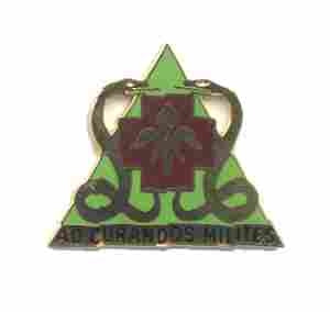 US Army 85th Medical Battalion Unit Crest