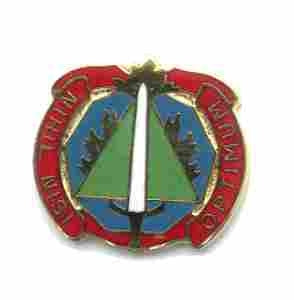 US Army 91st Service Battalion Unit Crest by Saunders Military Insignia