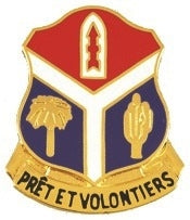 US Army 147th Field Artillery Unit Crest by Saunders Military Insignia
